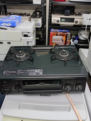 配送可能　保証付き 2022年製あんしんコンロ コンパクトガステーブル IC-S37-R 都市ガス用/右強火