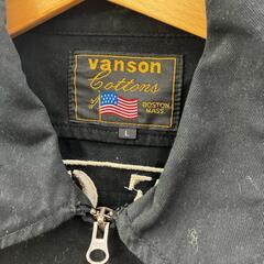 186000 VANSON バンソン VANSON オーツインワン クローズ L ブラック コットン メンズ [1000027782421]の画像