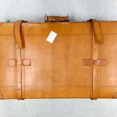 メーカー不明 トランクケース レザー キャメル ディスプレイ 店舗 旅行 鞄 アタッシュケース 収納 札幌市 中央区 南12条の画像