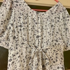花柄のロングワンピース☆美品の画像