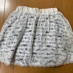 女の子　130cm 冬用ズボン、リバーシブルスカートの画像