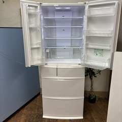 I662 🌈 ジモティー限定価格！ Panasonic 冷蔵庫 (451L) ⭐ 動作確認済 ⭐ クリーニング済の画像