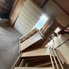 ニトリ　
机2階ベッド‼️の画像