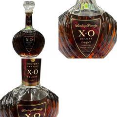 186000 現状品 SUNTORY サントリー XO DELUXE BRABDY ※20歳未満の者の飲酒は法律により禁止されています。 3点まとめ売り [1000027757795]の画像