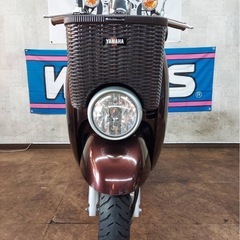 ★即乗りOK！　ヤマハ　ビーノモルフェ　セル1発　人気実働車　FI車　フロントカゴ付き　原付　バイクの画像