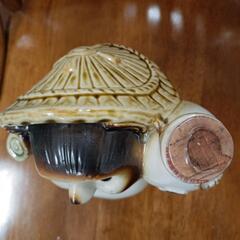 【信楽焼】縁起物　たぬきの置物の画像