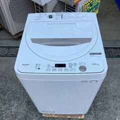 A7828【お買い得商品‼】シャープ　SHARP 2021年製 洗濯機　ES-GE4E-Cの画像