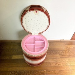 昭和レトロ　丸椅子　スツールの画像
