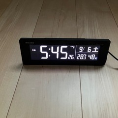 デジタル置き時計　SEIKO DL205K 電波の画像
