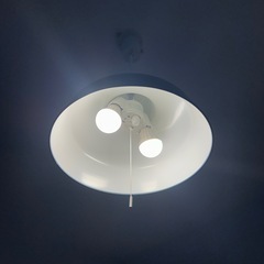 無印良品 LEDペンダントライト 2灯タイプ ネイビー GP12755Pの画像