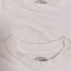 白Tシャツ サイズ90と95の画像