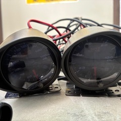 オートゲージ三連メーターの画像