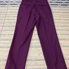 メンズ　セットアップ　スーツ3点セット　XL ワインレッドの画像