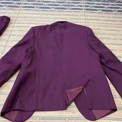 メンズ　セットアップ　スーツ3点セット　XL ワインレッドの画像