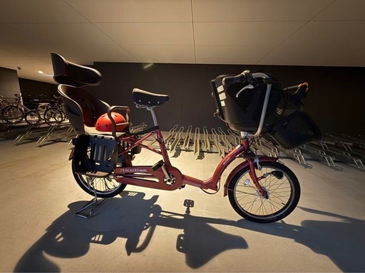 中古自転車　チャイルドシート付き