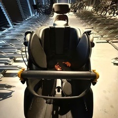 中古自転車　チャイルドシート付きの画像