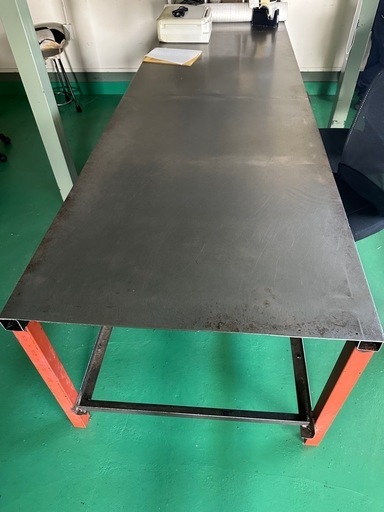 大型　スチール製　強度作業台　テーブル
