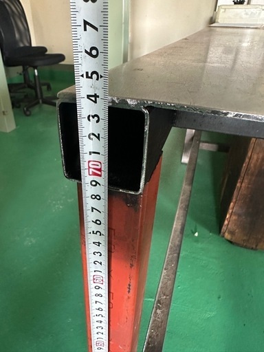 大型　スチール製　強度作業台　テーブル