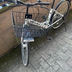 リサイクルショップどりーむ荒田店　No477 自転車　シティサイクル　26インチ　ギア切り替え6段変速　LEDオートライト付き♪の画像