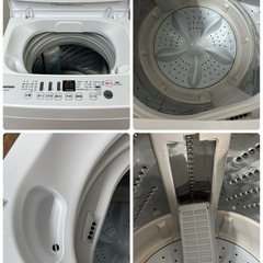 R741 ☀️ Hisense 洗濯機（洗濯5.5㎏) 20年製 HW-E5503 ⭐ 動作確認済 ⭐ クリーニング済の画像