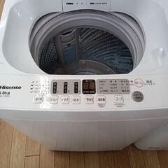 ★リユースのサカイつくば店★TK6416 Hisense 洗濯機 HW-T55H 5.5ｋｇ 24年製 動作確認／クリーニング済み　【リユースのサカイつくば店】 の画像