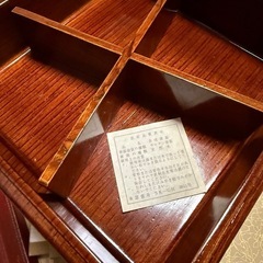 新品　重箱　　天然木合成漆器の画像