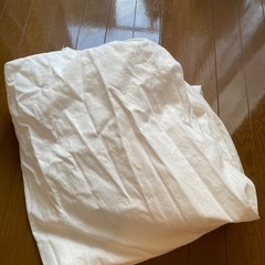 美品シーツ　白　シングルの画像