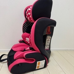 西松屋 ミニーマウス チャイルドシートBー223 HG 1歳~11歳まで使用可能の画像