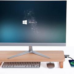 天然木製モニター台 USBハブ付き (CRAFT KITTIES)の画像