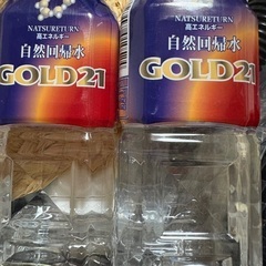 回帰水　GOLD21 500ml ペットボトル　2本の画像