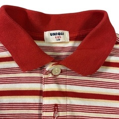 UNIQLO  ポロシャツ　ボーダー　120の画像