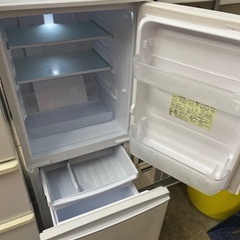SHARP 冷凍冷蔵庫 SJ-14E5-KW 137L 2017年製の画像