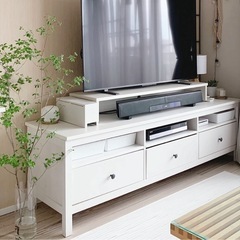 IKEA　イケア　テレビボード   ヘムネス　引き出し付きの画像