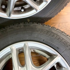 145R12LT スタッドレスタイヤ　アルミホイール　４本　の画像