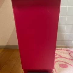 ゴミ箱 大 ペダル式 ピンクの画像