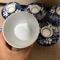和皿　蓋付き　茶碗蒸しなどに　5つセットの画像