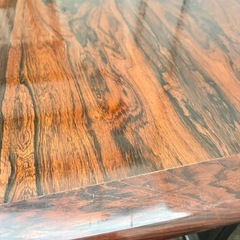 【武蔵小山店】 　1960s Mobler モブラー 北欧家具 ノルウェー家具 ダイニングテーブル ワークテーブル ローズウッド スチール脚 テーブル 北欧インテリア 北欧ヴィンテージ モダン家具 Scandinavian furniture Norway vintage dining table rosewood steel leg table industrial furniture リユース リサイクルの画像
