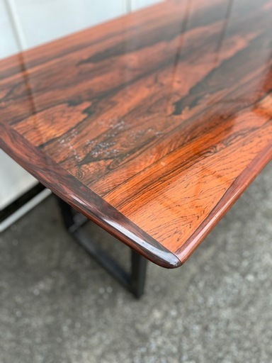 《売約済》【武蔵小山店】 　配送可！　1960s Mobler モブラー 北欧家具 ノルウェー家具 ダイニングテーブル ワークテーブル ローズウッド スチール脚 テーブル 北欧インテリア 北欧ヴィンテージ モダン家具 Scandinavian furniture Norway vintage dining table rosewood steel leg table industrial furniture リユース リサイクル