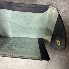 【ILBISONTE】イルビゾンテ 折り財布 ネイビーの画像