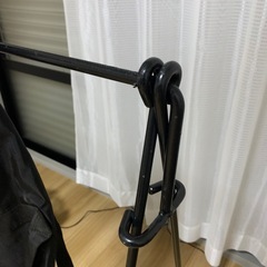  hilander(ハイランダー)アイアンハンガーラック 焚き火ハンガー キャンプ 車中泊の画像