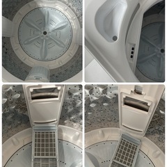 R662 ☀️ 2024年製の高年式♪ TOSHIBA 洗濯機（洗濯4.5㎏) AW-45GA2 ⭐ 動作確認済 ⭐ クリーニング済の画像