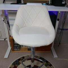 リコメン堂 カウンターチェア 背もたれ付きスタンディングチェア 引き取り限定の画像
