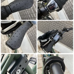 KAIHOU SUISUI 電動折りたたみ自転車 20サイズ 6段変速 動作確認 クリーニング済の画像