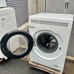 【武蔵小山】洗濯機　ドラム式洗濯機　ND100KL1 ドラム　nitori　乾燥付き　全自動洗濯機　ドラム式　ドラム型　ニトリ洗濯機　NITORI washing machine　NITORI drum washer　NITORI dryer washer　automatic washing machine　drum washing machine　washer dryer combo　最新モデル　high spec washerの画像