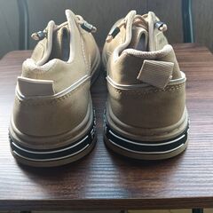 新品 25cm メンズ スニーカー ブラウン 厚底 男女兼用 シューズ 識別番号:【N335-S】の画像