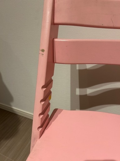 ストッケ　STOKKE トリップトラップ　TRIPP TRAPP　こども椅子 ピンク