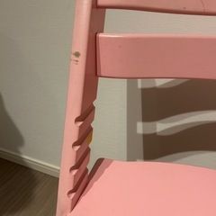 ストッケ　STOKKE トリップトラップ　TRIPP TRAPP　こども椅子 ピンクの画像
