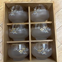 茶器　冷茶　コップ六個セットの画像
