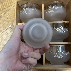 茶器　冷茶　コップ六個セットの画像