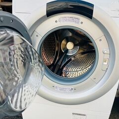 【武蔵小山店】24年製 シャープ SHARP ドラム式洗濯乾燥機 ES-S7J 右開き　洗濯7kg 乾燥3.5kg　ホワイト系  ドラム洗濯機　ドラム式洗濯機　ドラム　洗濯機　乾燥機　洗濯乾燥機　ヒーター乾燥　プラズマクラスター　輸送ボルト 付き （検索　コンパクトタイプ　コンパクト　マンションサイズ　ES-S7 ES-S7C ES-S7E ES-S7K ES-S7J es-s7 es-s7c es-s7e es-s7k es-s7jの画像